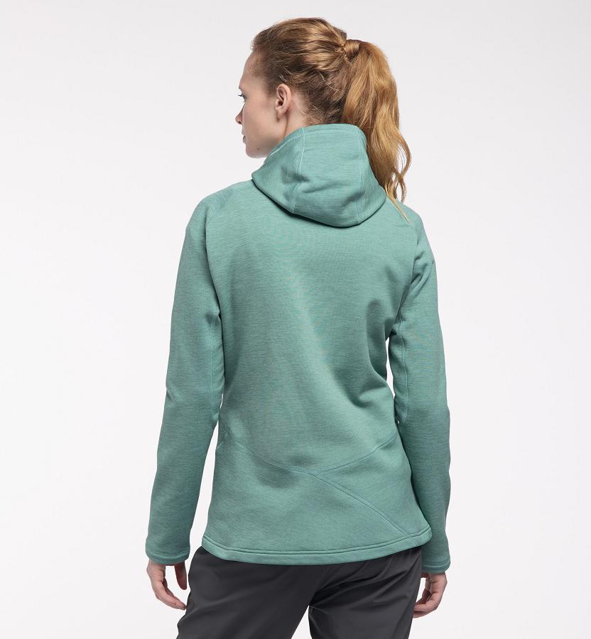 Haglöfs Womens Heron Fleece Green New Zealand 06598POMA